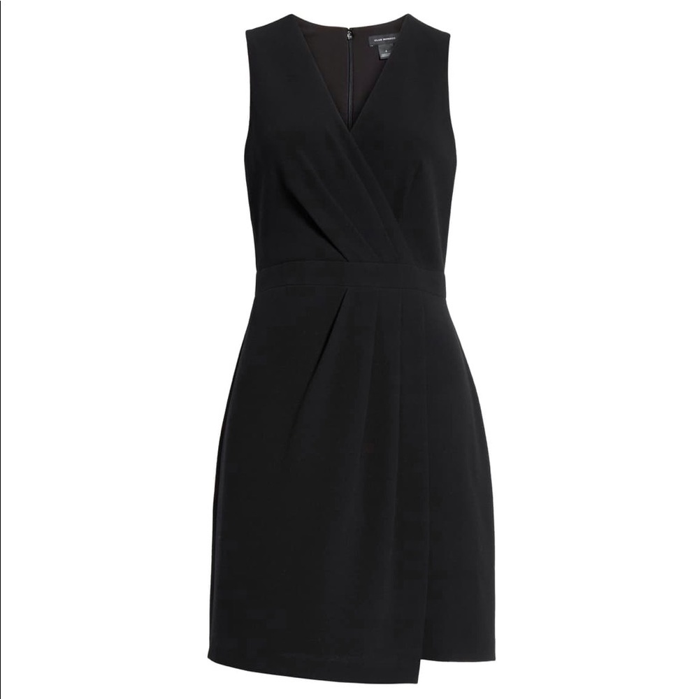 Club Monaco Navy Winhona Pleat Front Dress NWT